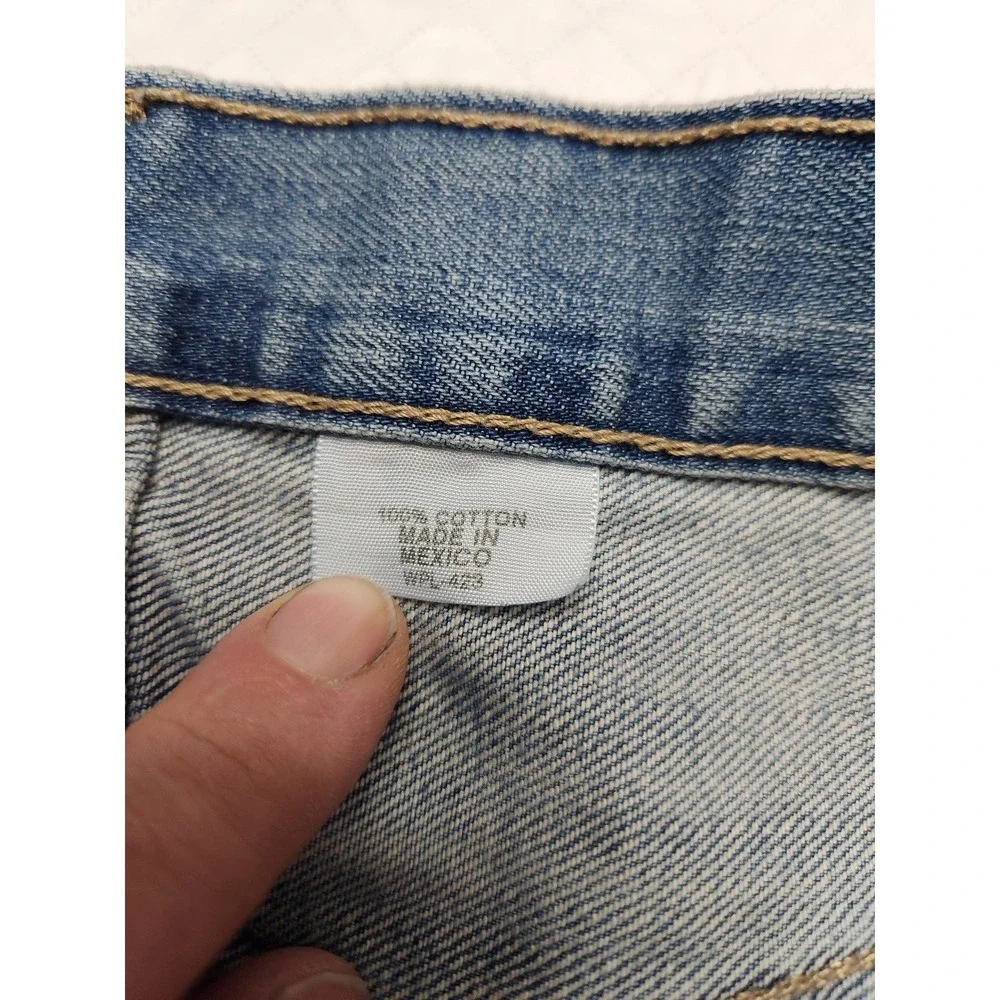 Levis 501 Jeans Mens 38x32 Blue Medium Wash‎ Straight Leg Button Fly Denim Pants
